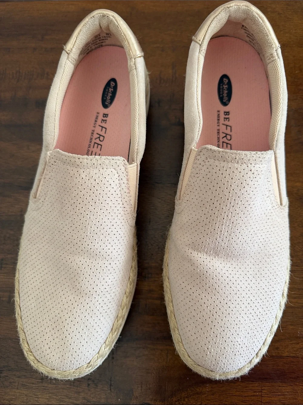 Women’s Dr. Scholl’s Slip-On Espadrille Sneakers in Blush